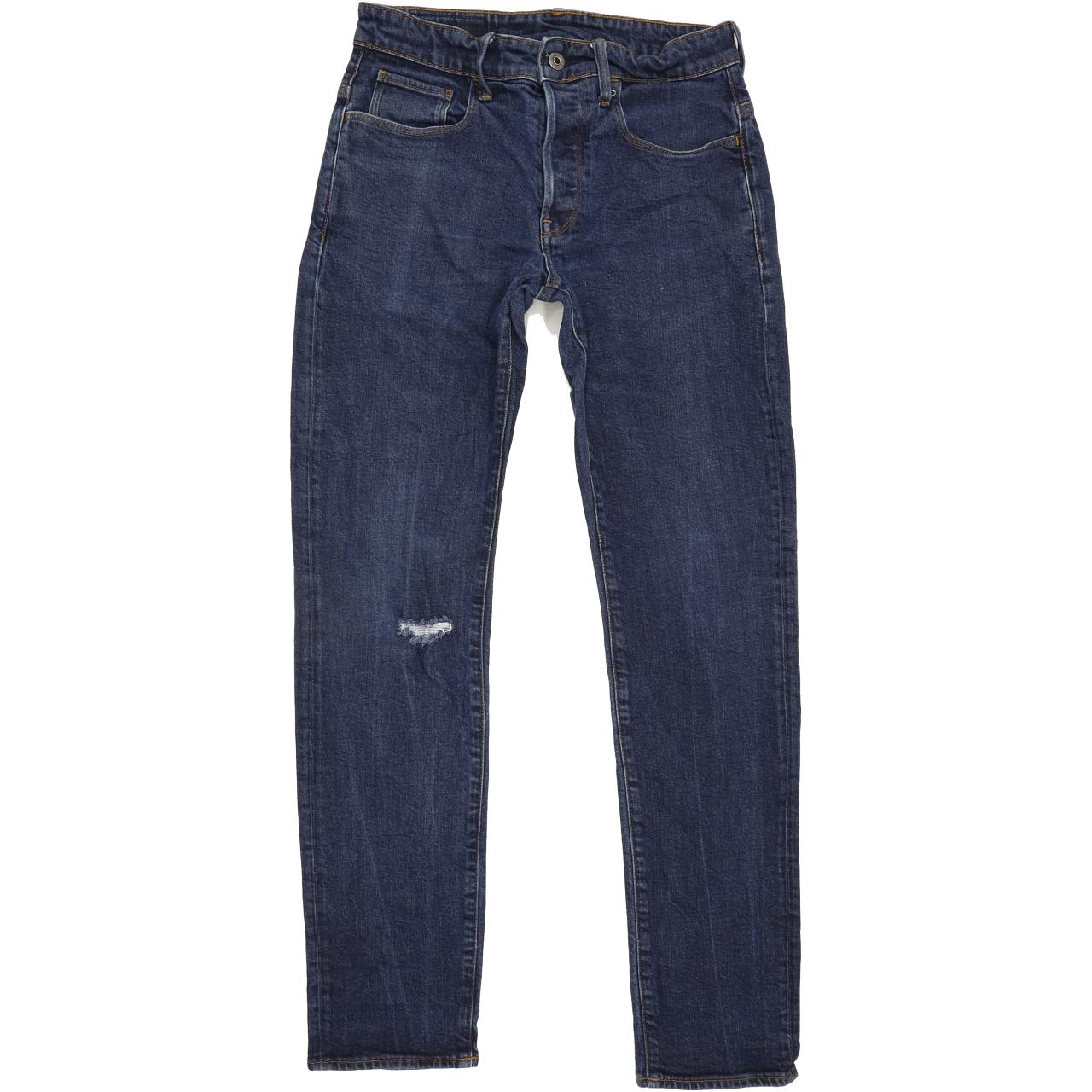 G-Star 3301 Deconstructed Men Blue Tapered Regular Stretch Jeans W29 L32