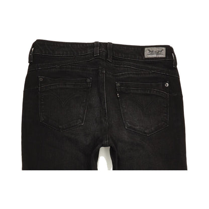 Levi's Flatters & Flaunts Women Black Skinny Slim Stretch Jeans W29 L31