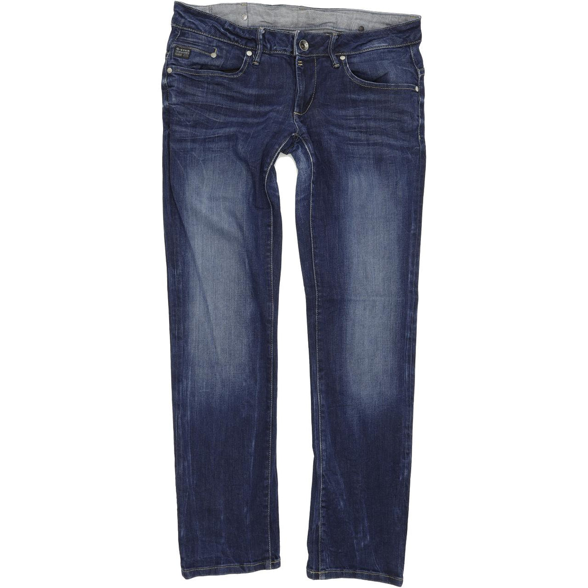 G-Star Midge Women Blue Straight Regular Stretch Jeans W31 L32