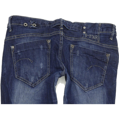 G-Star Midge Women Blue Straight Regular Stretch Jeans W31 L32