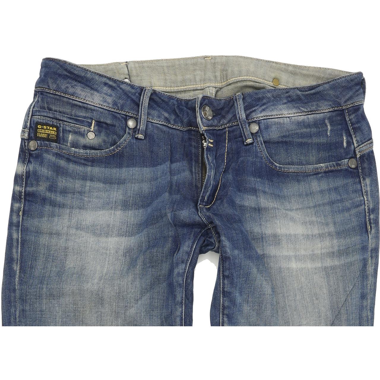 G-Star Midge Women Blue Straight Regular Stretch Jeans W31 L34