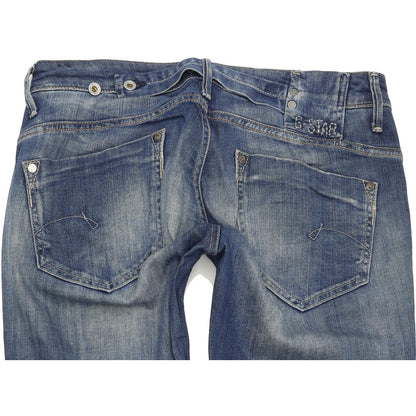 G-Star Midge Women Blue Straight Regular Stretch Jeans W31 L34
