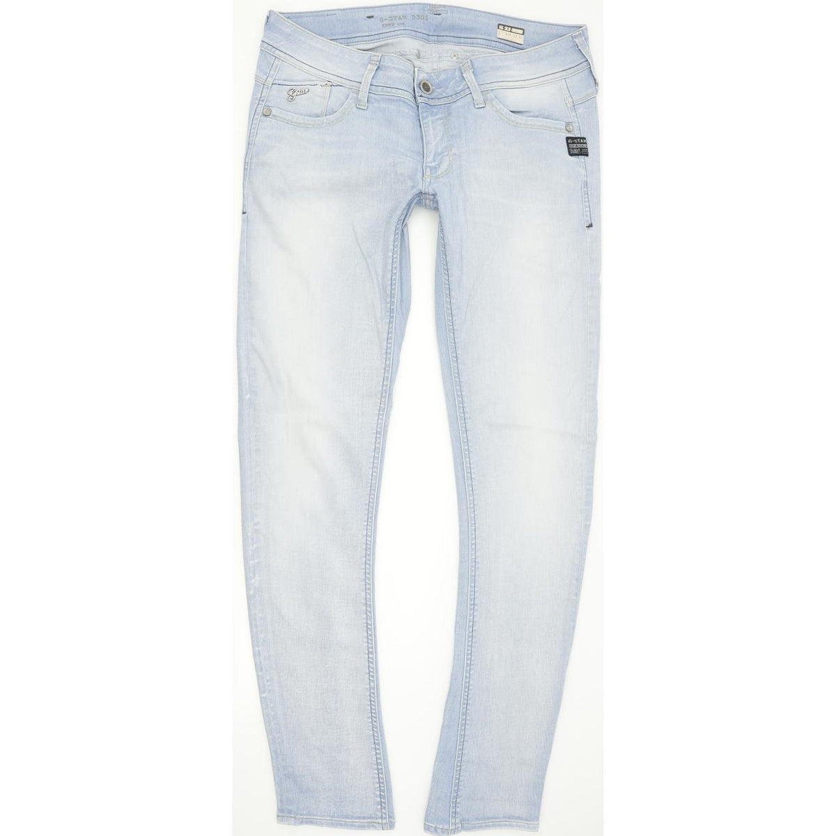 G-Star Women Blue Tapered Regular Stretch Jeans W31 L32