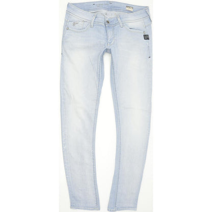 G-Star Women Blue Tapered Regular Stretch Jeans W31 L32