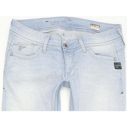 G-Star Women Blue Tapered Regular Stretch Jeans W31 L32