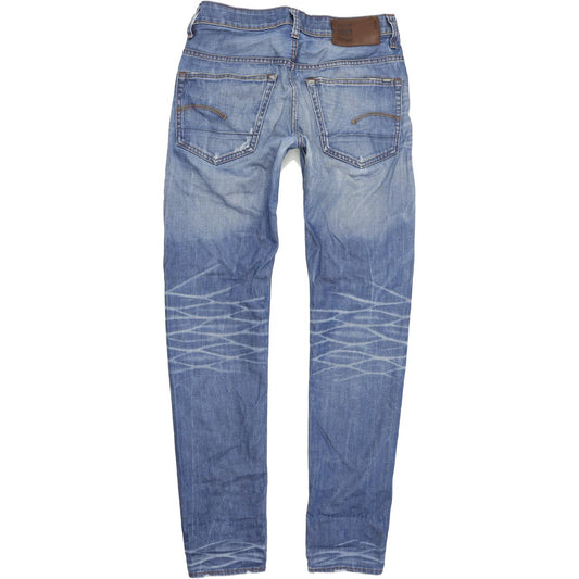 G-Star 3301 Men Blue Straight Regular Jeans W30 L34