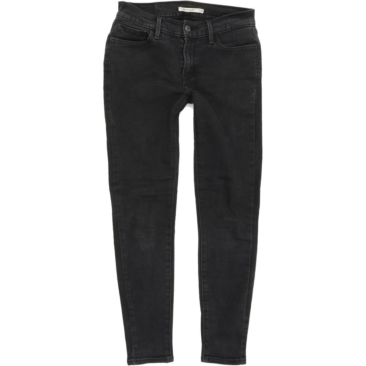 Levi's 710 Super Women Grey Skinny Slim Stretch Jeans W28 L28
