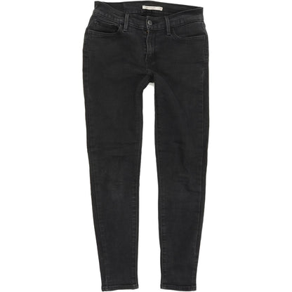 Levi's 710 Super Women Grey Skinny Slim Stretch Jeans W28 L28