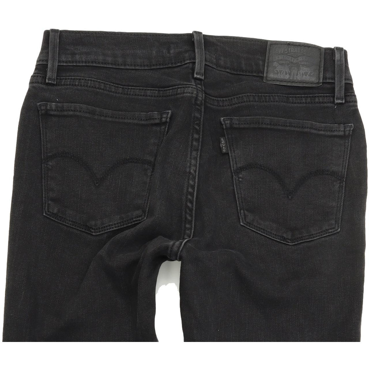 Levi's 710 Super Women Grey Skinny Slim Stretch Jeans W28 L28