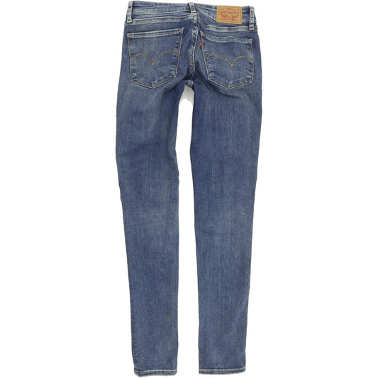 Levi's 711 Women Blue Skinny Slim Stretch Jeans W26 L30
