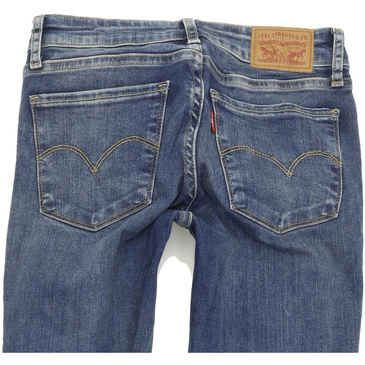 Levi's 711 Women Blue Skinny Slim Stretch Jeans W26 L30