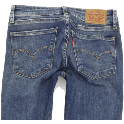 Levi's 711 Women Blue Skinny Slim Stretch Jeans W26 L30