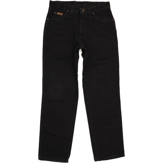 Wrangler Oregon Men Black Straight Regular Jeans W33 L31