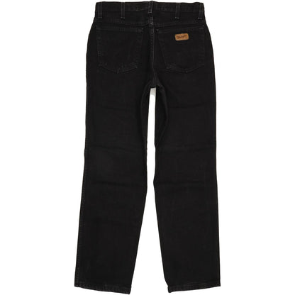Wrangler Oregon Men Black Straight Regular Jeans W33 L31