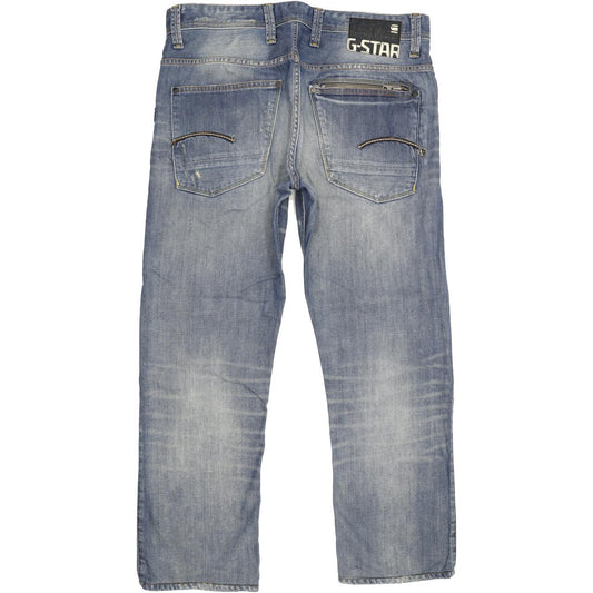 G-Star Attacc Men Blue Straight Regular Jeans W34 L26