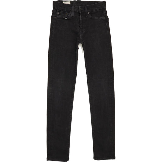 Levi's 510 Men Black Skinny Slim Stretch Jeans W27 L30