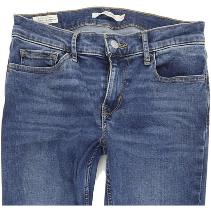 Levi's 710 Women Blue Skinny Slim Stretch Jeans W27 L30
