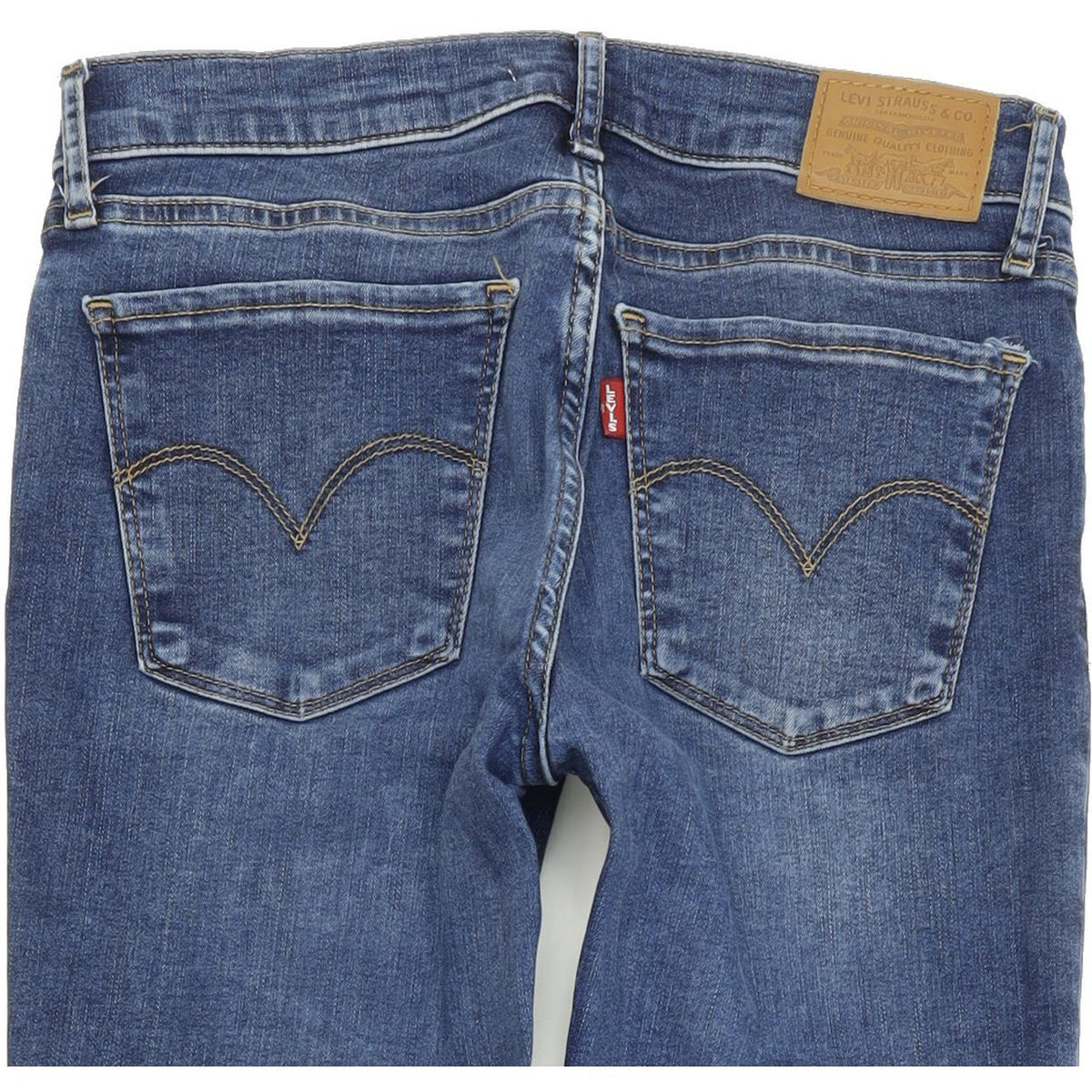 Levi's 710 Women Blue Skinny Slim Stretch Jeans W27 L30