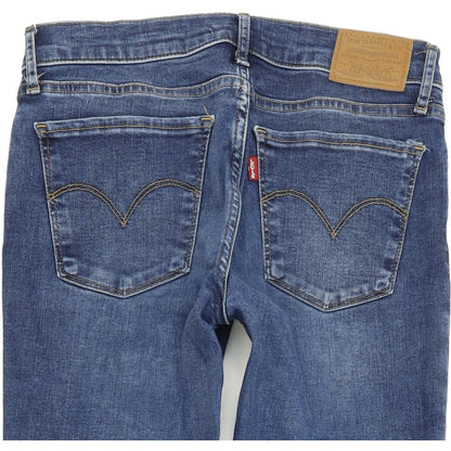 Levi's 710 Women Blue Skinny Slim Stretch Jeans W27 L30
