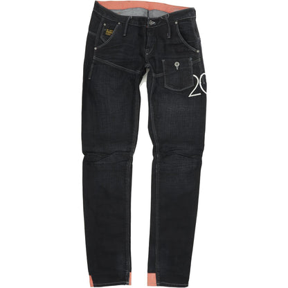 G-Star Odeon Women Blue Tapered Regular Jeans W26 L32