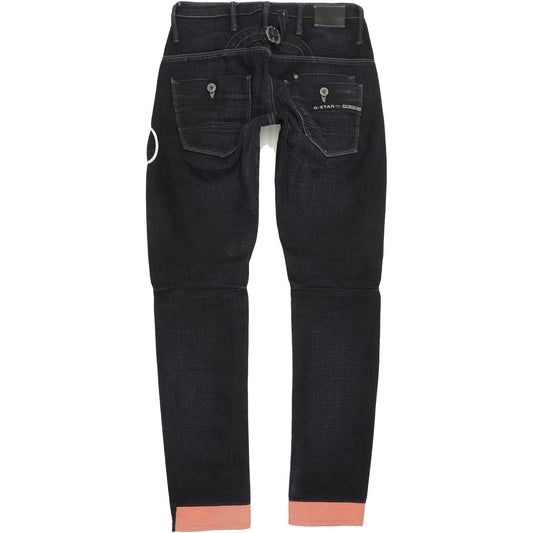 G-Star Odeon Women Blue Tapered Regular Jeans W26 L32