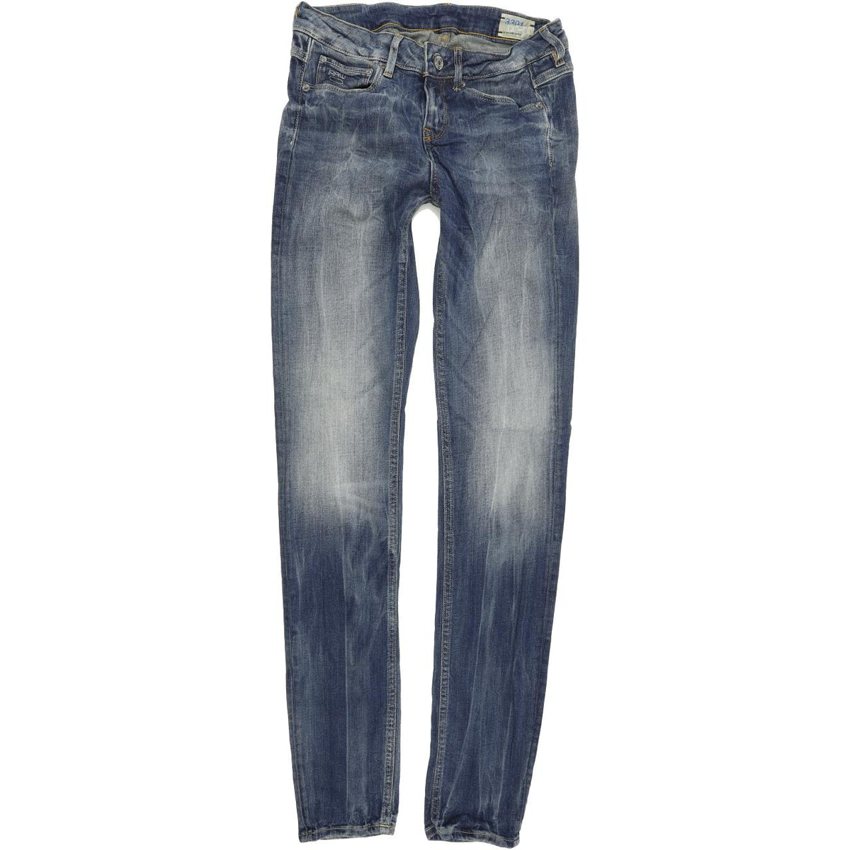 G-Star 3301 Contour  Women Blue Skinny Slim Stretch Jeans W28 L34