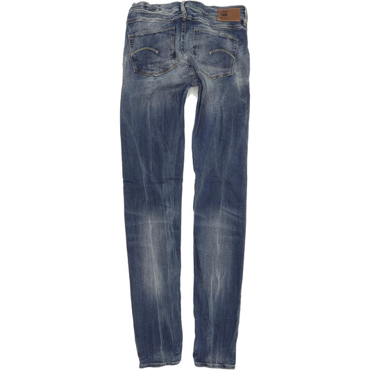 G-Star 3301 Contour  Women Blue Skinny Slim Stretch Jeans W28 L34