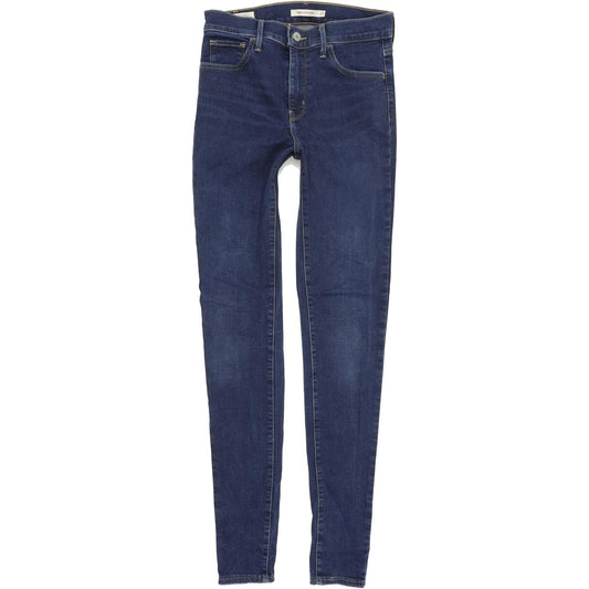 Levi's 720 Super Women Blue Skinny Slim Stretch Jeans W27 L32
