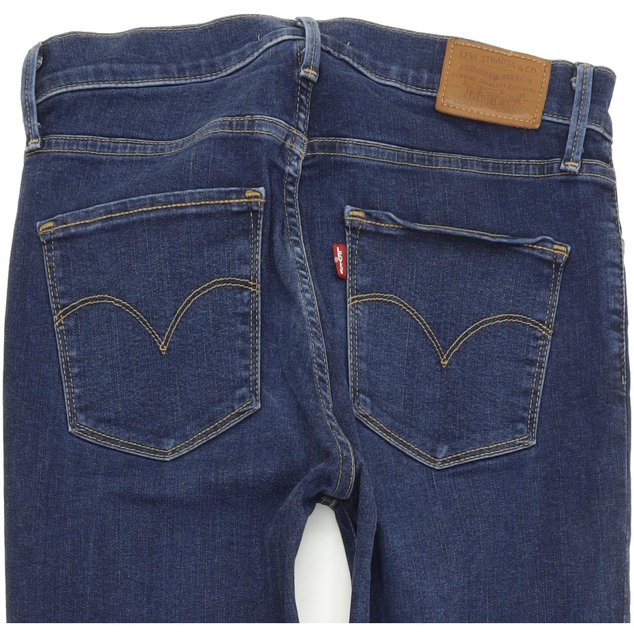 Levi's 720 Super Women Blue Skinny Slim Stretch Jeans W27 L32