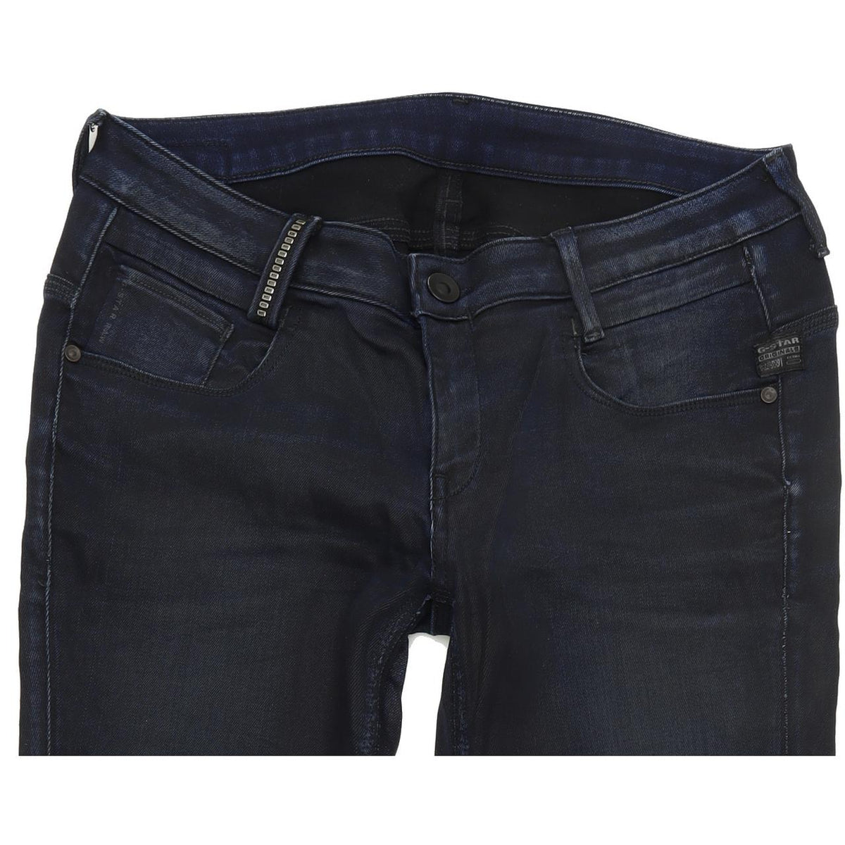 G-Star Women Blue Tapered Slim Stretch Jeans W30 L30