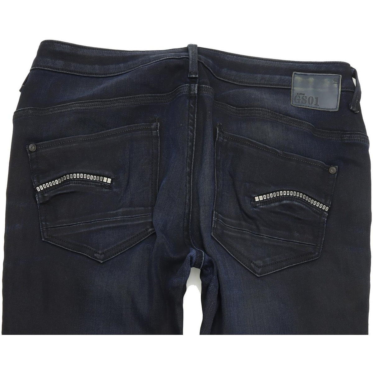 G-Star Women Blue Tapered Slim Stretch Jeans W30 L30