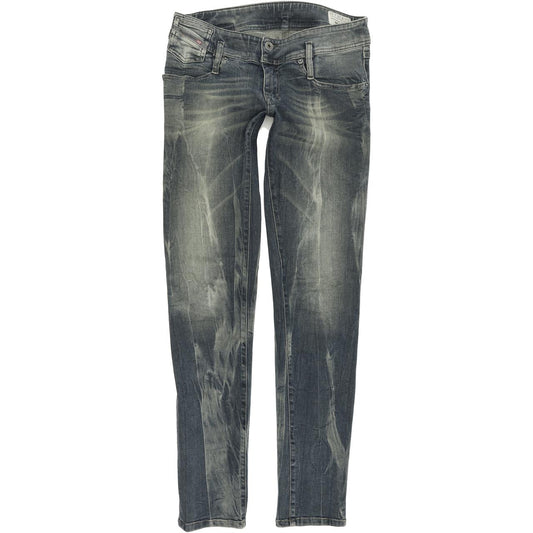 Diesel Matic 0882L Women Blue Skinny Slim Stretch Jeans W29 L32