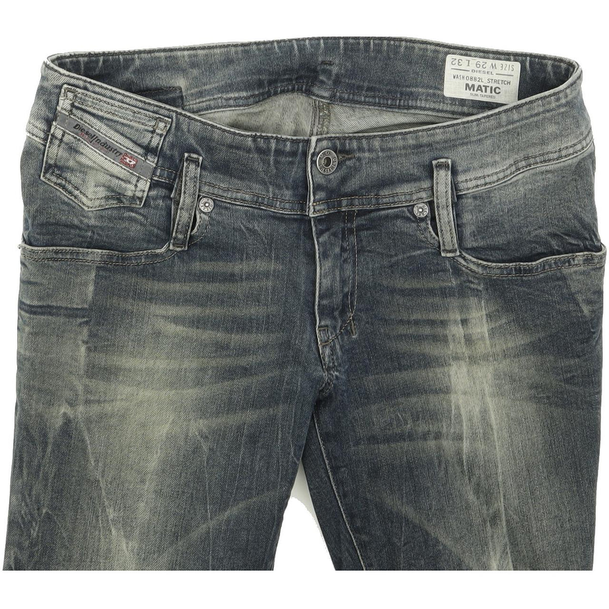 Diesel Matic 0882L Women Blue Skinny Slim Stretch Jeans W29 L32