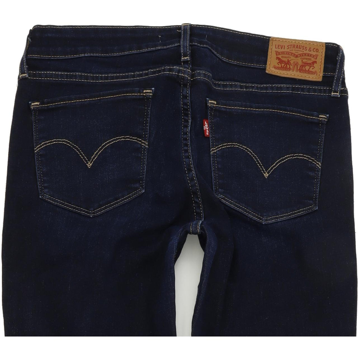 Levi's 711 Women Blue Skinny Slim Stretch Jeans W28 L30