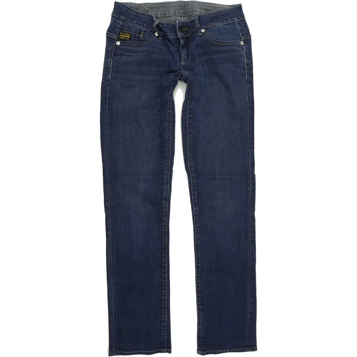 G-Star Midge Women Blue Straight Regular Stretch Jeans W29 L34