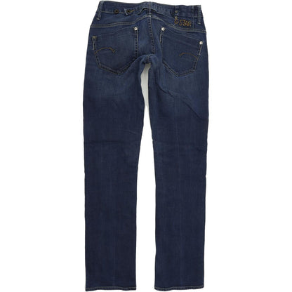 G-Star Midge Women Blue Straight Regular Stretch Jeans W29 L34