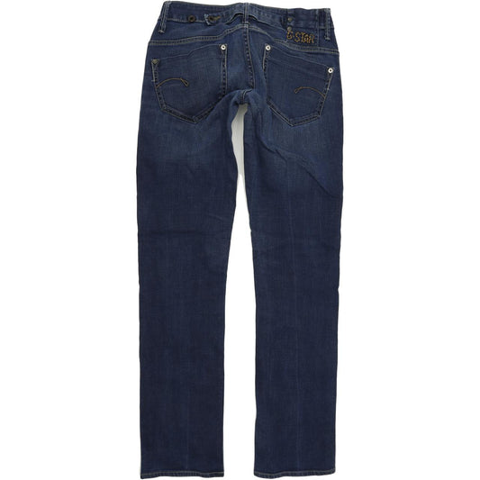 G-Star Midge Women Blue Straight Regular Stretch Jeans W29 L34