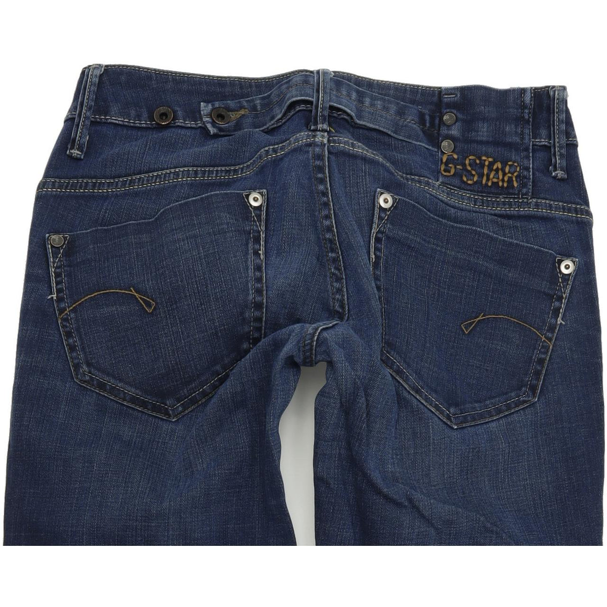 G-Star Midge Women Blue Straight Regular Stretch Jeans W29 L34