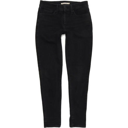 Levi's 311 Women Black Skinny Slim Stretch Jeans W25 L28