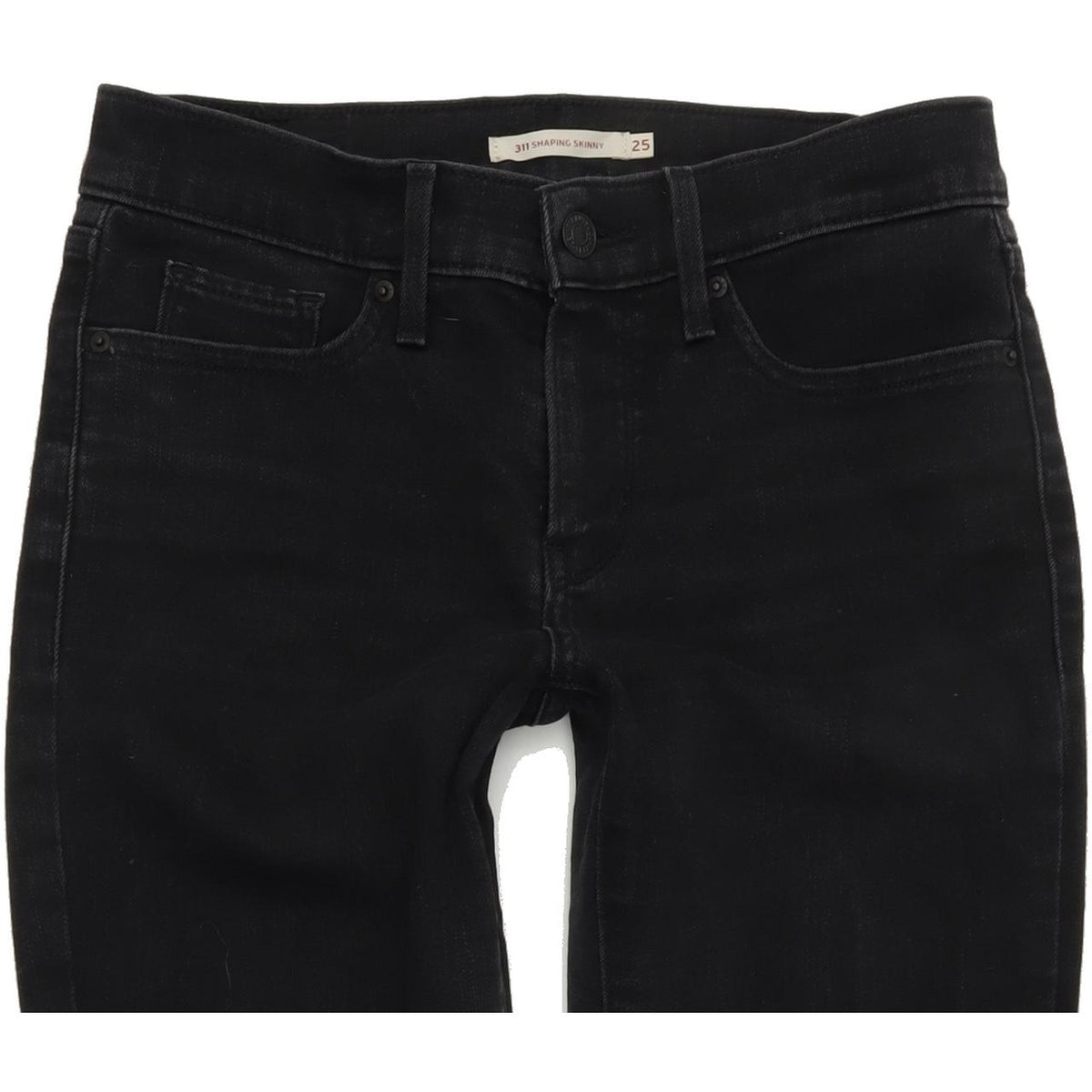 Levi's 311 Women Black Skinny Slim Stretch Jeans W25 L28
