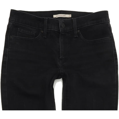 Levi's 311 Women Black Skinny Slim Stretch Jeans W25 L28