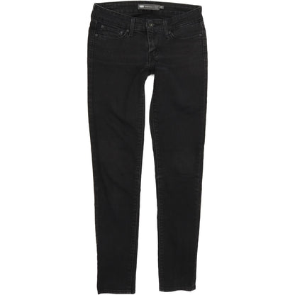 Levi's Slight Curve Women Black Skinny Slim Jeans W25 L32