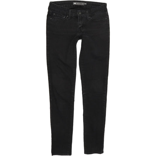 Levi's Slight Curve Women Black Skinny Slim Jeans W25 L32