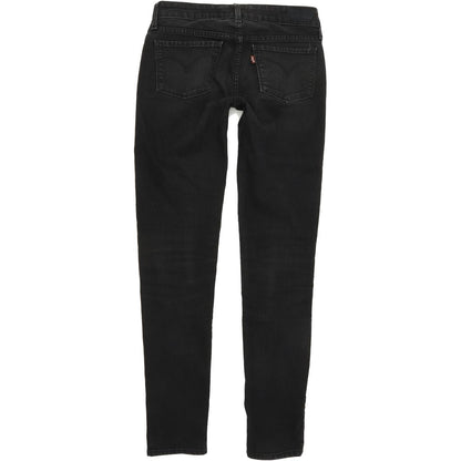 Levi's Slight Curve Women Black Skinny Slim Jeans W25 L32