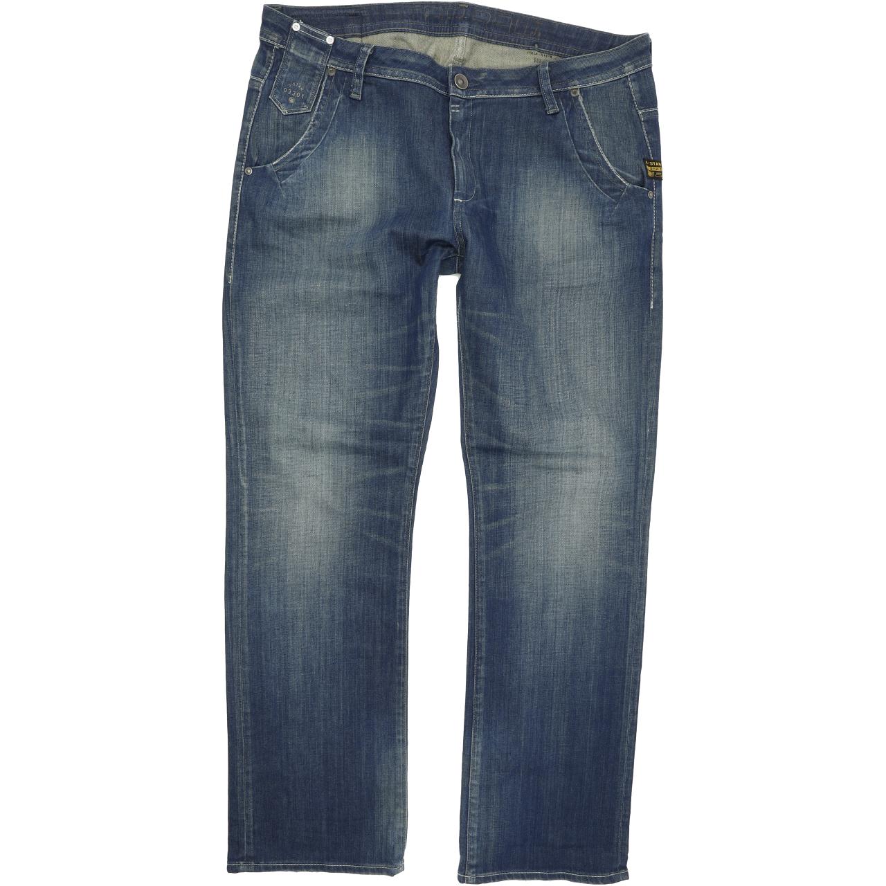 G-Star Lyric Women Blue Straight Loose Stretch Jeans W32 L31
