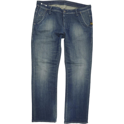 G-Star Lyric Women Blue Straight Loose Stretch Jeans W32 L31