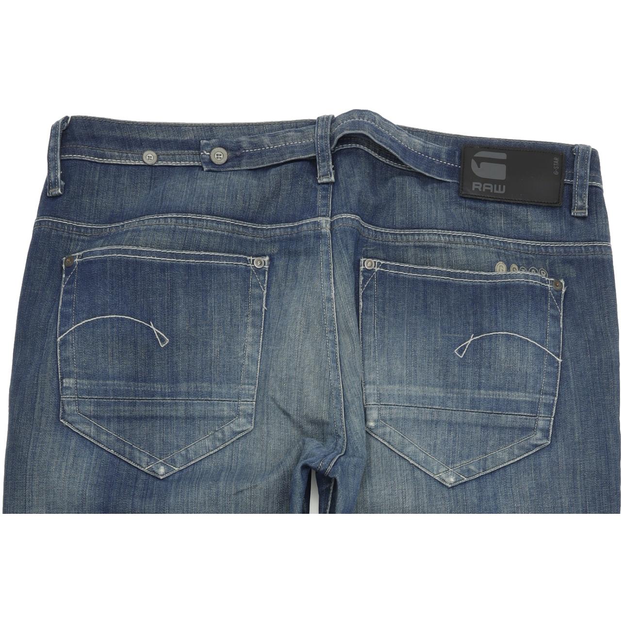 G-Star Lyric Women Blue Straight Loose Stretch Jeans W32 L31
