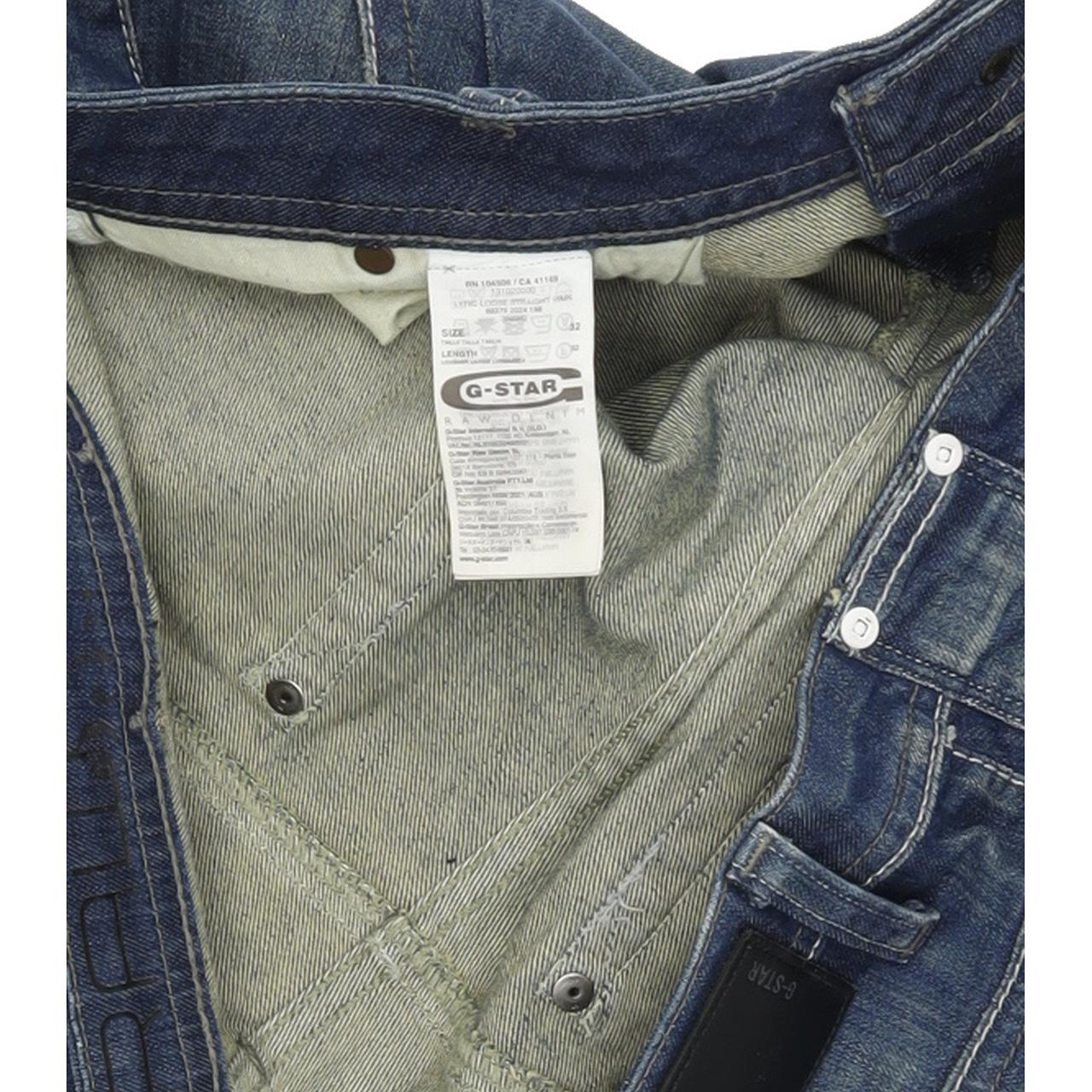 G-Star Lyric Women Blue Straight Loose Stretch Jeans W32 L31