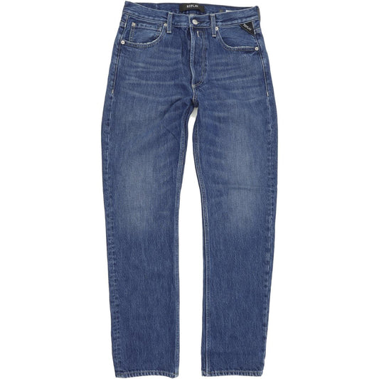 Replay Alexys Men Blue Straight Regular Jeans W27 L30