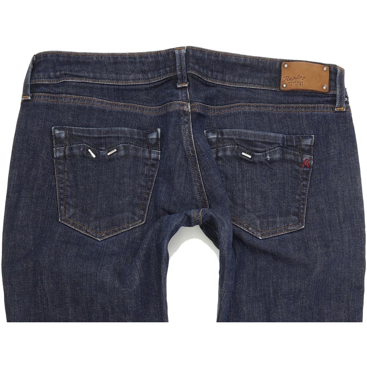 Replay Blondy Women Blue Straight Regular Jeans W31 L31